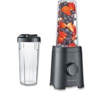 Frullatore Severin SM 3743 Portatile 320 W Nero 2 Velocità Pulse 2 Bottiglie 600 ml