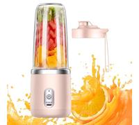 Frullatore singolo - Spremiagrumi senza fili, ricaricabile, per colazione, casa, ufficio, palestra, campeggio, spiaggia, viaggi, appartamento, picnic