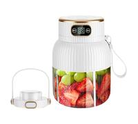 Frullatore spremiagrumi portatile spremiagrumi | Macchina per il mixer alimentare | Processore alimentare ricaricabile USB, miscelatore di succo di frutta con display digitale da 600 ml coppia
