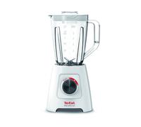 Frullatore TEFAL BL4201, Potenza 600 W, Caraffa da 1.25 l, 2 velocità, Plastica, Bianco