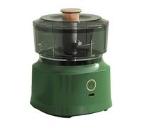 Frullatore Tritacarne Elettrico con Lame in Acciaio Inossidabile, Tritatutto Elettrico da Cucina per Macinare e Frullare la Carne(Verde)