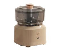 Frullatore Tritacarne Elettrico con Lame in Acciaio Inossidabile, Tritatutto Elettrico da Cucina per Macinare e Frullare la Carne(Marrone)