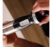 Cecotec Frullatore a immersione Power Pulsar 2300MAX Cream&Crush. Potenza massima 2300W, lame 4 fogli rivestimento titanio nero, piede XL, bicchiere 700ml coperchio, tritatutto e frusta montaclaras.