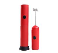 Frullatori Battitore di uova elettrico portatile latte frotta multiuso per Una Facile Pulizia(Rouge)