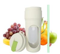 Frullatori da viaggio per frullati Spremiagrumi portatile e wireless, Frullatore elettrico per succo di frutta, frullatori di dimensioni personali, miscelatore di ghiaccio per frutta da 450 ml