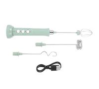 Frullino Elettrico Ricaricabile Mini, Compatto, Acciaio Inox Verde
