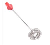 Frullino elettrico ricaricabile tramite USB, sbattitore per uova, frullatore per caffÃ¨ portatile, frullatore per latte domestico, schiumatore, rosso