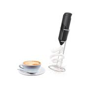 Frullino Montalatte per Creazione di Schiuma Ideale per Cappuccini - Frullino Montalatte Elettrico Portatile e Leggero, in ABS e Acciaio Inox, 25x5cm, 7W