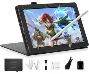 FRUNSI RubensTab T8 Tavoletta da disegno senza bisogno di computer, display | Nessun computer necessario, CPU Octa-Core, app di disegno preinstallate e tutorial, più elementi bonus per principianti