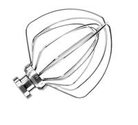 Frusta a 6 fili in acciaio inossidabile for robot da cucina Kitchenaid da 4,5-5 QT K45WW, adatta a robot da cucina con testa inclinabile, montaggio rapido