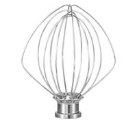 Frusta a 6 fili in acciaio inox, adatta for robot da cucina con testa inclinabile, for montare uova, panna, torte e maionese.