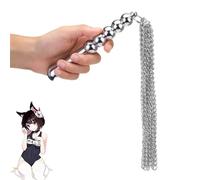 Frusta a catena con manico in metallo, tavola per mani fetish fantasy, usata per giochi di ruolo