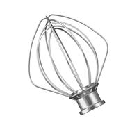 Frusta A Filo For Mixer In Acciaio Inossidabile K45WW - Compatibile Con KitchenAid K45WW 517C - Accessorio For Sbattitore For Panna E Uova For Robot Da Cucina, Frusta A 6 Fili