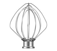 Frusta a filo for mixer, in acciaio inox, for uova e panna, compatibile con KitchenAid K45WW 517C