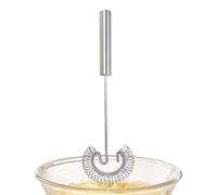 Frusta a in acciaio, 26,9 x 7,1 cm, con a molla, scopa a mano per mescolare salsa per , mixer a mano, per mescolare, mescolare, mescolare, sbattere, cucinare, campeggio, Ba