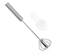 Frusta a mano da 25,4 cm, semi-automatica per uova frusta a mano con frusta rotante per frullare e mescolare