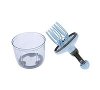 Frusta a mano per uova multifunzione Frusta per uova Pratico strumento da cucina ecologico Materiale ABS durevole veloce efficace risparmio di manodopera lunga manovella comoda impugnatura rimovibile