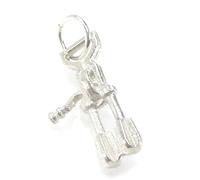 Frusta a mano TINY charm in argento sterling .925 x 1 ciondoli fruste da chef