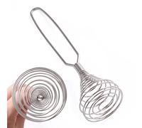 Frusta a molla - Frusta manuale | Frusta a mano piccola | Sbattitore per uova a spirale | Sbattitore manuale | Frusta per panna | Frusta per uova | Frusta per uova per cucinare frullatore per