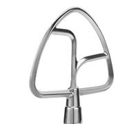 Frusta a paletta con bordo piatto in acciaio inossidabile, compatibile con i mixer KitchenAid Tilt-head da 4,5-5 Qt, accessorio for impastare la pasta lavabile in lavastoviglie.