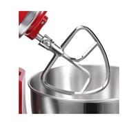 Frusta a paletta in acciaio inox con bordo piatto for impastatrici KitchenAid Tilt-head da 4,5-5 Qt, lavabile in lavastoviglie, accessorio for impastare la pasta