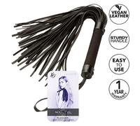 Frusta Bondage Calexotics Nocturnal Flogger - Pelle Nera