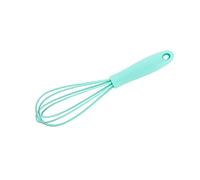 Frusta da cucina in silicone, antigraffio, frusta per uova, colore verde, 17 x 4 x 4 cm