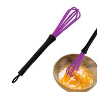 Frusta da cucina per cucinare - Mini frusta | Fruste da cucina con presa comoda, frusta a filo spesso e manici forti, frusta per uova multiuso, montalatte per uova