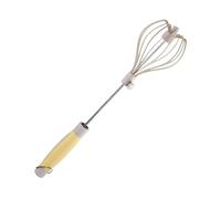 Frusta Da Cucina Sbattitore Manuale Frullino For Le Uova Rotante Semiautomatico Con Spinta Manuale, Testa In Acciaio Inossidabile, Gadget Regolabile, Miscelatore A Frullatore Efficiente