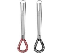 Frusta Da Cucina Sbattitore Manuale Frusta Portatile In Acciaio Inossidabile Da 2 Pezzi, Mini Utensili Cucina, Montalatte, Caffè, Cremoso Frullatore Efficiente(B)