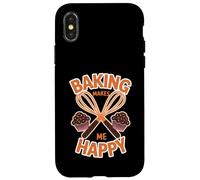 Frusta da forno Cupcake Art Custodia per iPhone X/XS