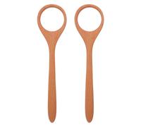 Frusta danese in legno da 2 pezzi, strumento per mescolare la farina da forno