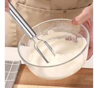 Frusta danese per impasto, 2025 nuova frusta per pasta madre, strumento da cucina in acciaio inox da 30,5 cm, per impastare, fruste per il pane per cucinare sbattere la pizza a lievito naturale (1 pz)