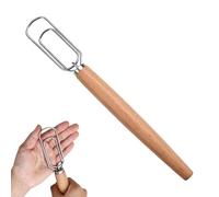 Frusta danese per pasta | Miscelatore manuale in acciaio inossidabile - Frusta per pasta lievitata, per panettieri, cucina, pasticceria, torte, bagel, preparazione di pasta e piano di lavoro