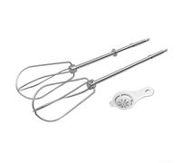 Frusta e gancio per impastare in acciaio inox, pezzi di ricambio per frullatore a immersione Kenwood, per frullatori a immersione Kenwood, per frullatori a mano Kenwood, set da 2 pezzi (D*2)