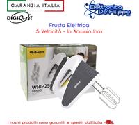 Frusta Elettrica Digiquest Whip 250W Con 5 Velocita'