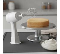 Frusta Elettrica Mini Compatto Sbattitore Elettrico Portatile per Pasticceria