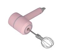 Frusta Elettrica per Alimenti - Mixer per Uova e Frullatore per Pancake (【41822】 2 Stick Wireless Rosa)