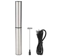 Frusta elettrica ricaricabile tramite USB, montalatte automatico con doppia frusta, miscelatore portatile a 2 velocità per mescolare caffè, tè, latte, acciaio inossidabile per uso alimentare e