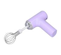Frusta Elettrica Sbattitore Manuale Senza Fili Frusta Manuale con 2 Fruste Intercambiabili con 3 modalità di velocità per Uova Frappè Crema Burro Alimenti per Bambini (Viola)