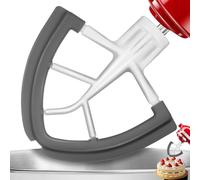 Frusta flessibile per mixer KitchenAid con testa inclinabile da 4,5 a 5 QT, in silicone, per raschiare i bordi, senza residui a 360°, ricambio ideale per accessori e accessori da cucina, lavabile in
