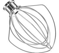 Frusta for lavastoviglie K45WW, compatibile con il robot da cucina KitchenAid da 4,5" con testa inclinabile, 6 fili, frusta for uova e panna.