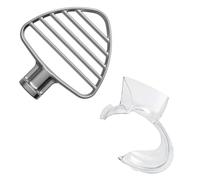 Frusta For Pasticceria Adatta For Versare Lo Schermo Frusta Piatta In Acciaio Inossidabile, Compatible for Kitchenaid, Robot Da Cucina Con Testa Inclinabile 4,5-5QT