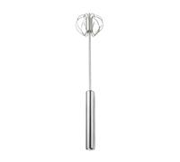 Frusta For Uova Semiautomatica In Acciaio Inox 304, Sbattitore Manuale A Mano, Mescolatore For Uova Auto-rotante, Accessori Da Cucina, Utensili For Uova(M)