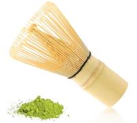 Frusta giapponese Matcha in bambù naturale Frusta per Matcha - Frusta tradizionale Matcha per cerimonie di tè verde 80-100 denti