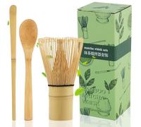 Frusta in Bambù x Te Matcha, SilverChry Frullino Bambu Matcha, Frustino Bamboo, Brush, Frusta Bamboo, Cucchiaio Bambu, per Natale, Capodanno, Compleanni, Anniversari