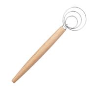 Frusta in Legno Manico in Danese Acciaio Inox per Impasto