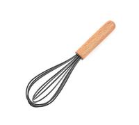 Frusta In Silicone Con Manico In Legno - Testa Frusta Con Manico In Legno - Frusta Per Pastella Per Pancake, Uova E Albumi D'uovo, Preparato Per