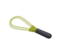 Joseph Joseph Twist Whisk- 2 in 1 - frusta piatta e a palloncino - Adatto per pentole antiaderenti, Silicone, Grigio / Verde