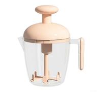 Frusta manuale per uova con filtro a rete integrato, miscelatore rotante a pressione per schiumare latte e miscelare ingredienti, utensile da cucina ergonomico per cucinare a casa, facile da pulire